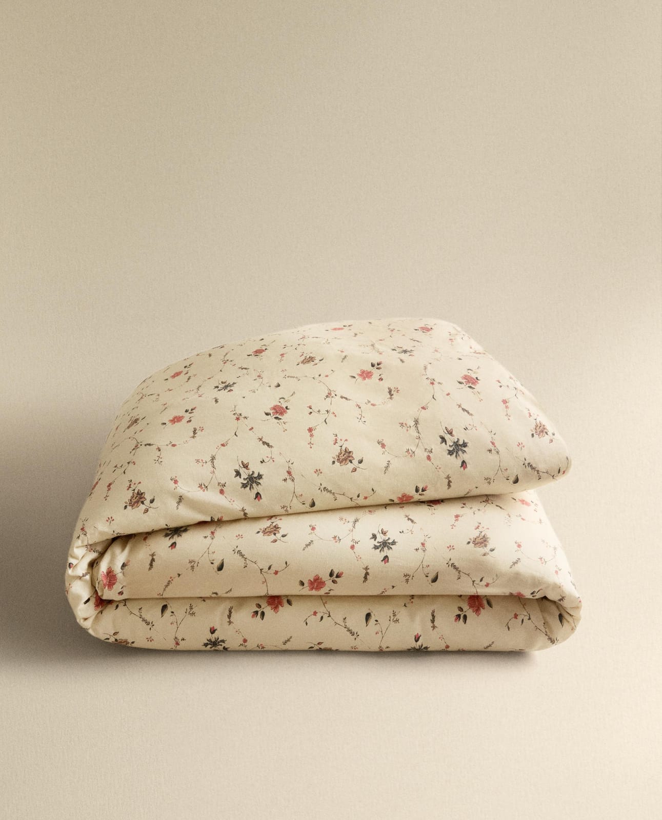 ZARA HOME Пододеяльник из смеси льна и хлопка с цветами | KATHARINE POLE ракурс 5