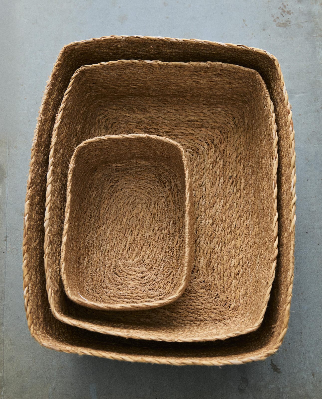 ZARA HOME ПРЯМОУГОЛЬНЫЕ КОРЗИНЫ ракурс 7