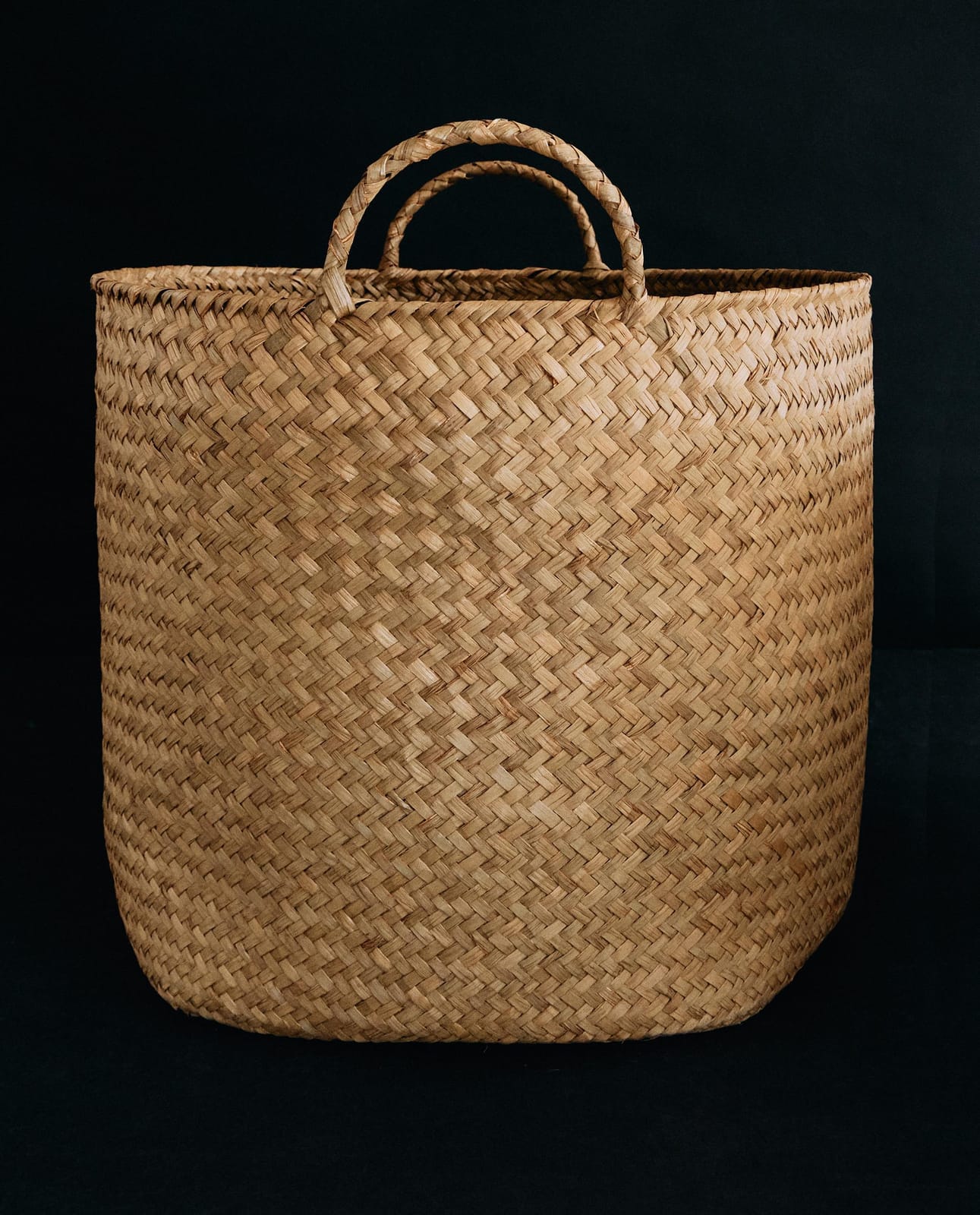 ZARA HOME Круглая корзина с ручкой ракурс 5