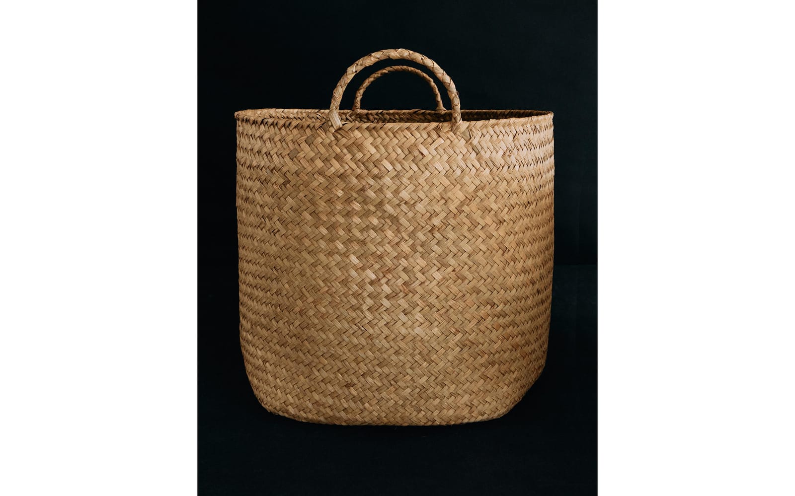 ZARA HOME Круглая корзина с ручкой ракурс 6