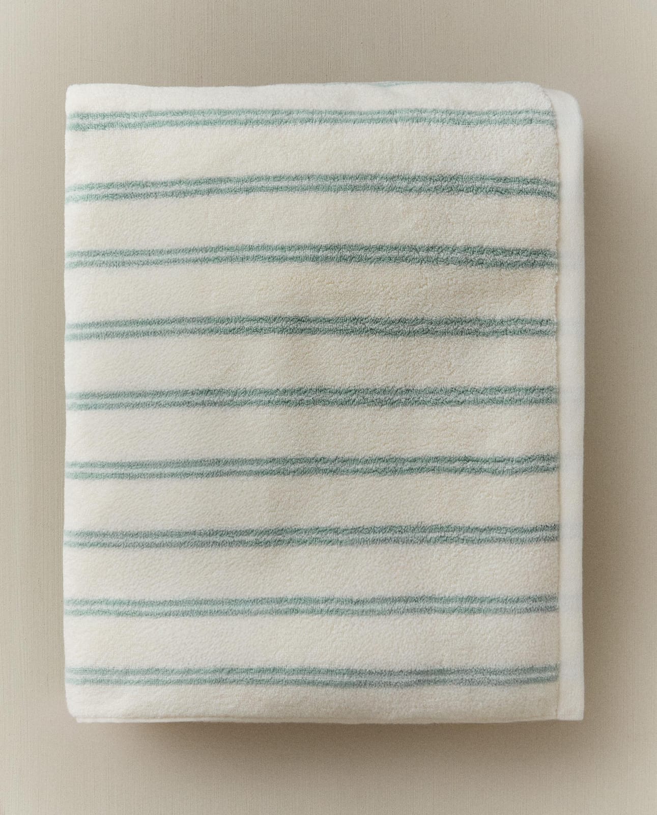 ZARA HOME БАННОЕ ПОЛОТЕНЦЕ В ДВОЙНУЮ ПОЛОСКУ ракурс 6