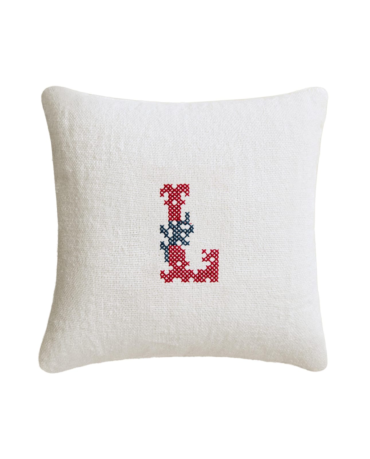 ZARA HOME ДЕКОРАТИВНАЯ ПОДУШКА ИЗ ЛЬНА С ВЫШИТОЙ БУКВОЙ M ракурс 6