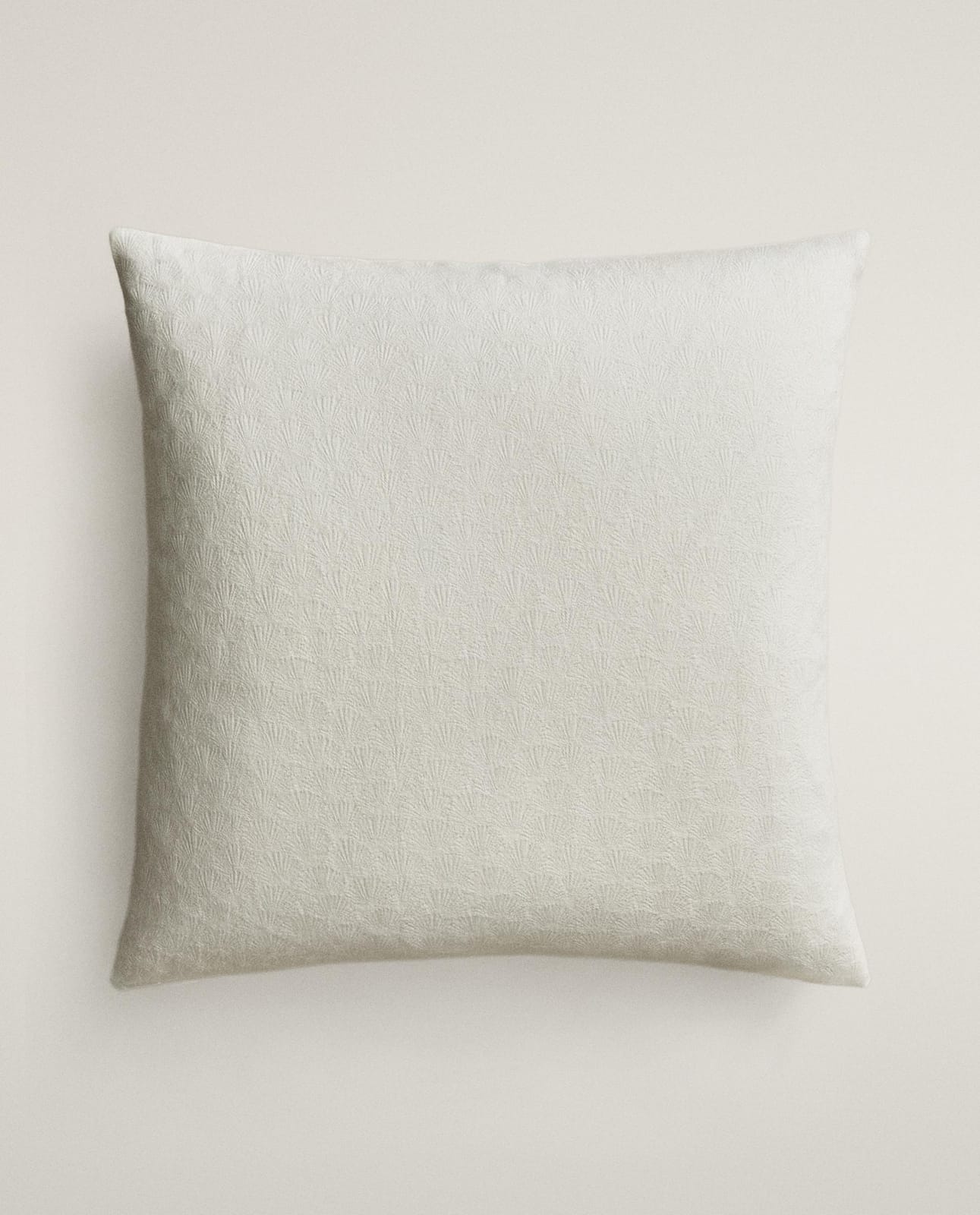 Наволочка декоративная ZARA HOME хлопковая наволочка на подушку жаккардовая ZŁAMANA BIEL 50 x 50 cm