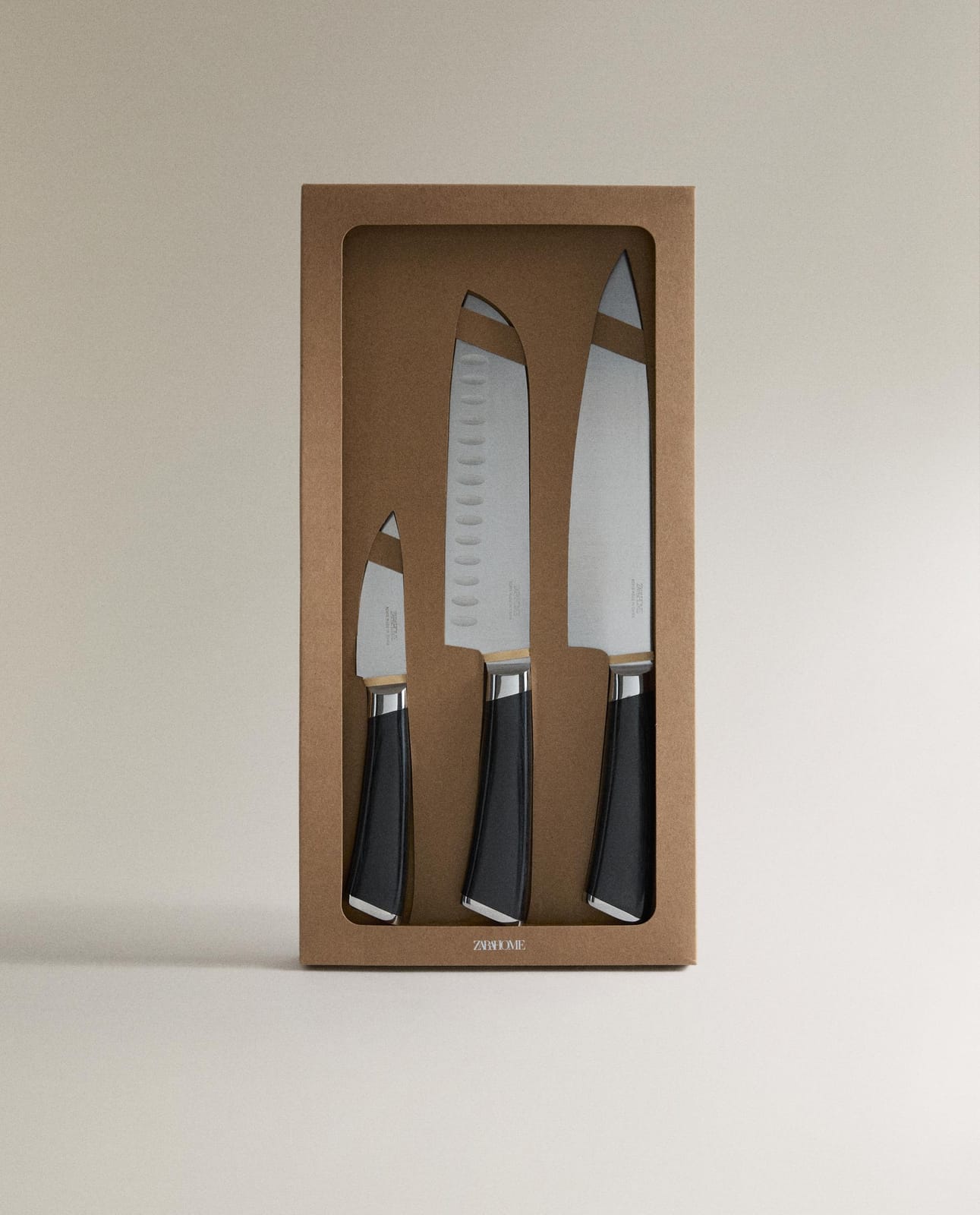ZARA HOME КОМПЛЕКТ НОЖЕЙ ИЗ СТАЛИ (3 ШТ.) ракурс 4