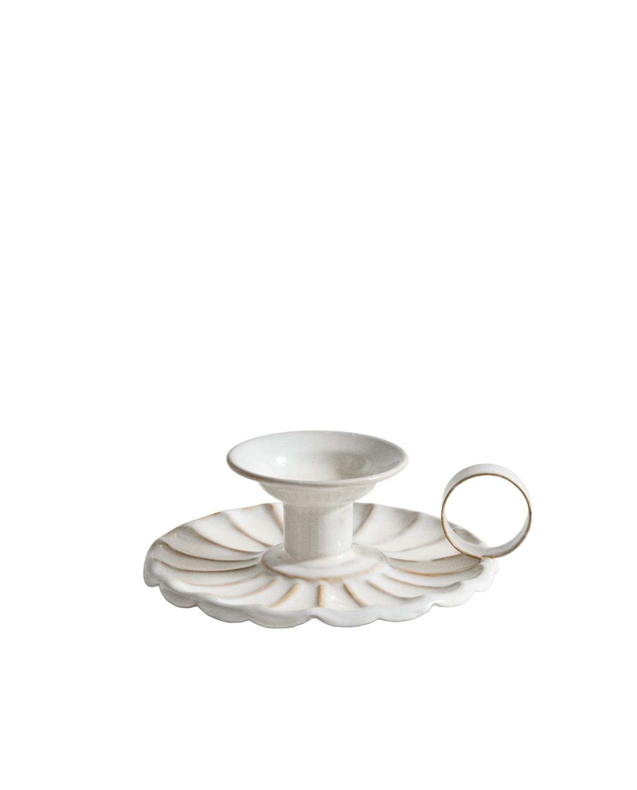ZARA HOME ЖЕЛЕЗНЫЙ ПОДСВЕЧНИК С ВОЛНИСТЫМ МОТИВОМ ракурс 5