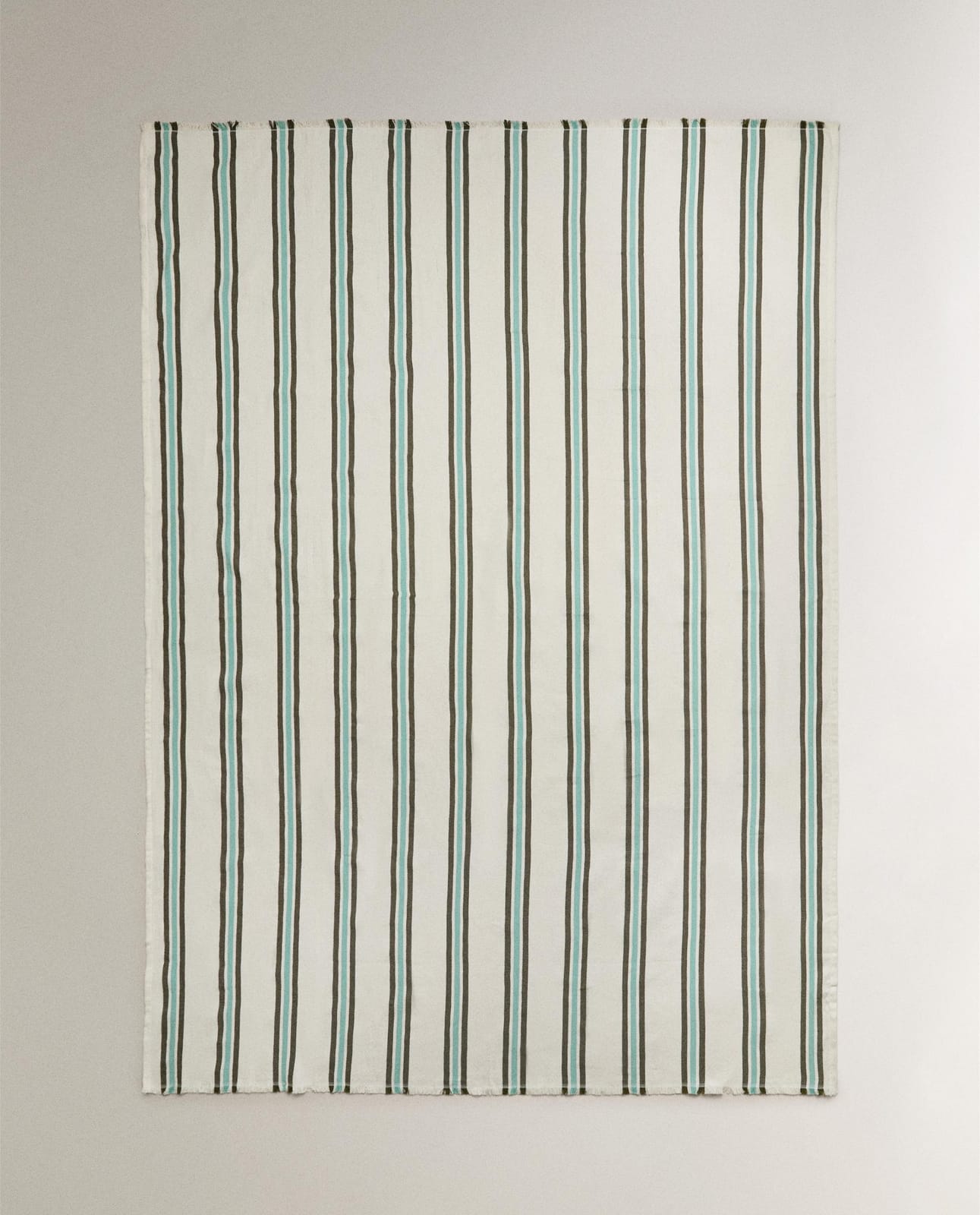 Плед ZARA HOME МНОГОФУНКЦИОНАЛЬНЫЙ ПЛЕД В ПОЛОСКУ РАЗНОЦВЕТНЫЙ 230 x 250 cm