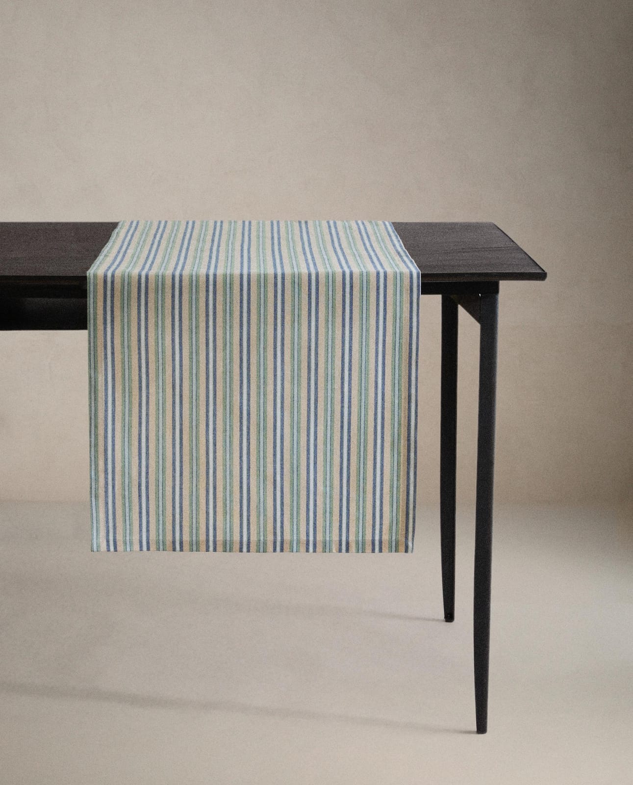 Дорожка для стола ZARA HOME BIEŻNIK STOŁOWY в полоску NIEBIESKI 50 x 160 cm