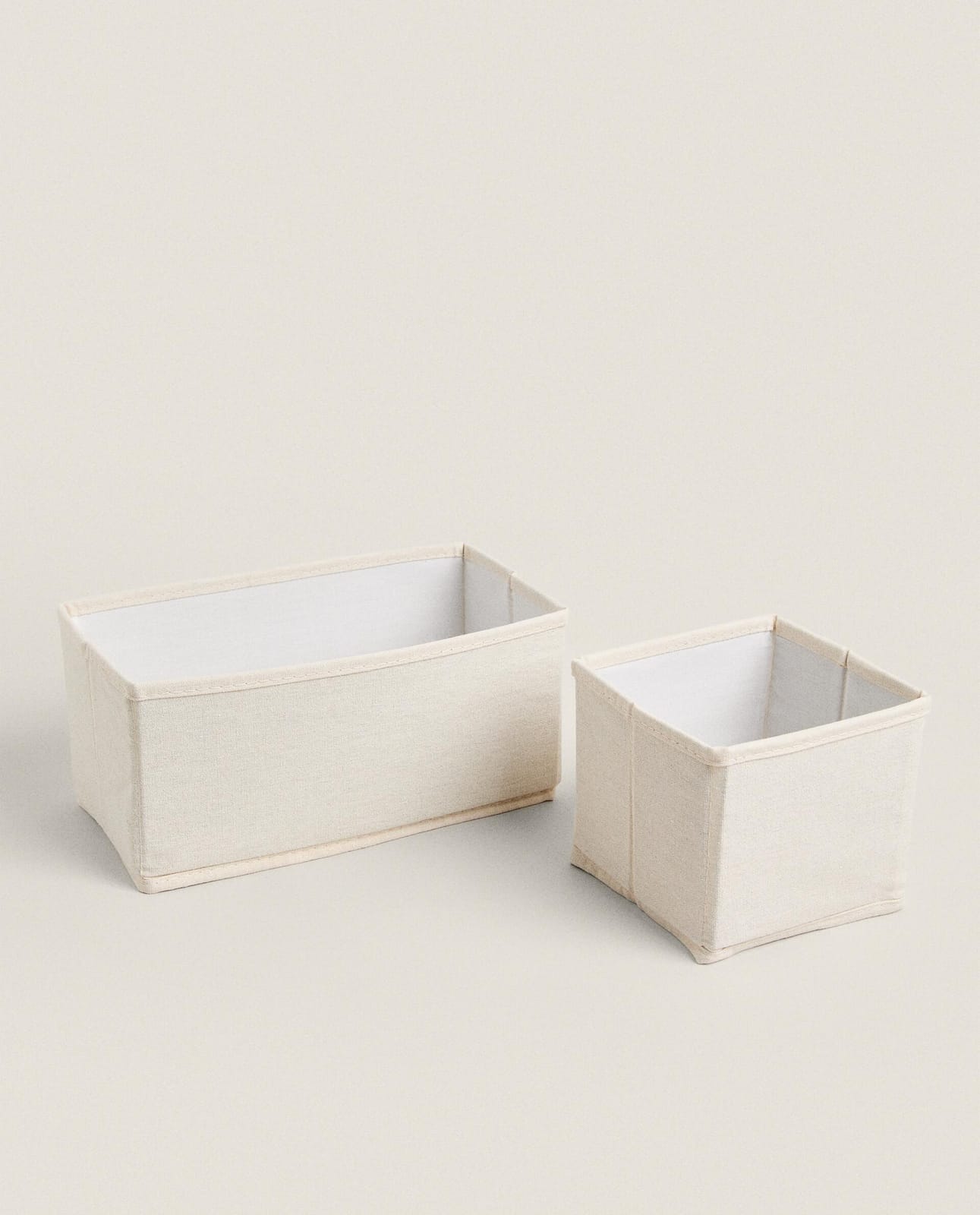 ZARA HOME Складная хлопковая коробка для хранения ракурс 6