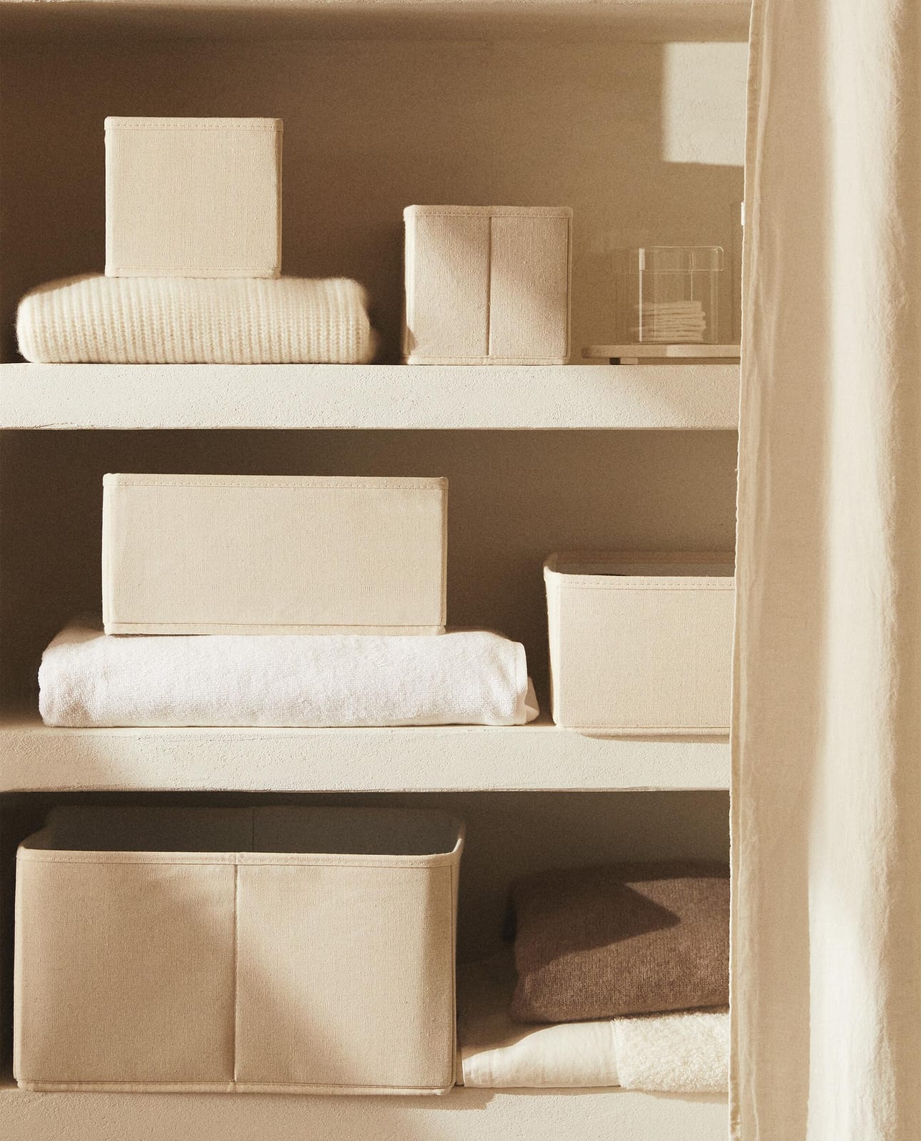 ZARA HOME Складная хлопковая коробка для хранения ракурс 11