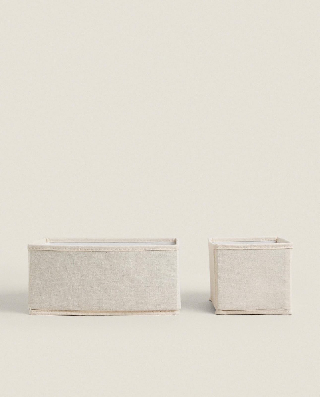 ZARA HOME Складная хлопковая коробка для хранения ракурс 13