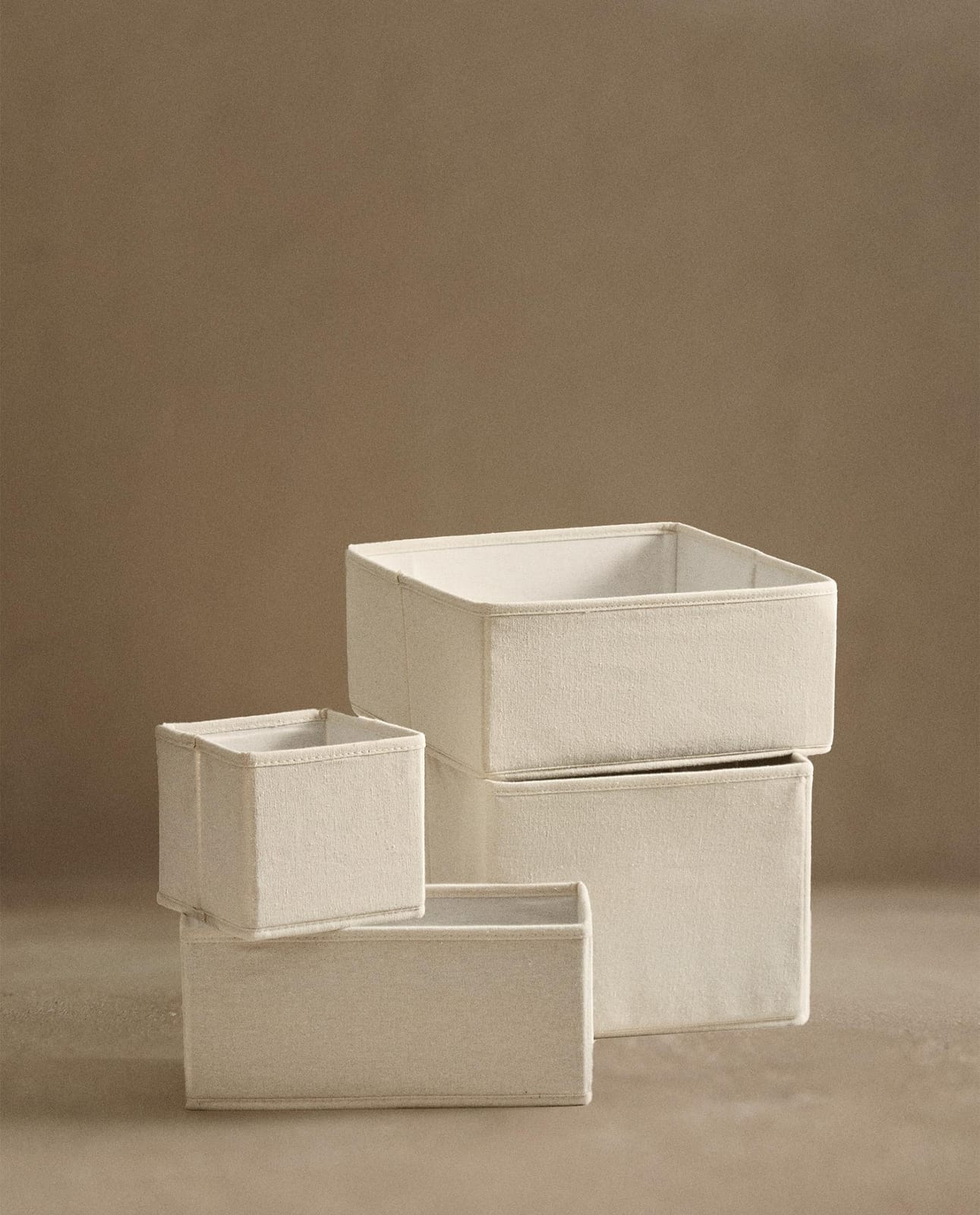 ZARA HOME Складная хлопковая коробка для хранения ракурс 9