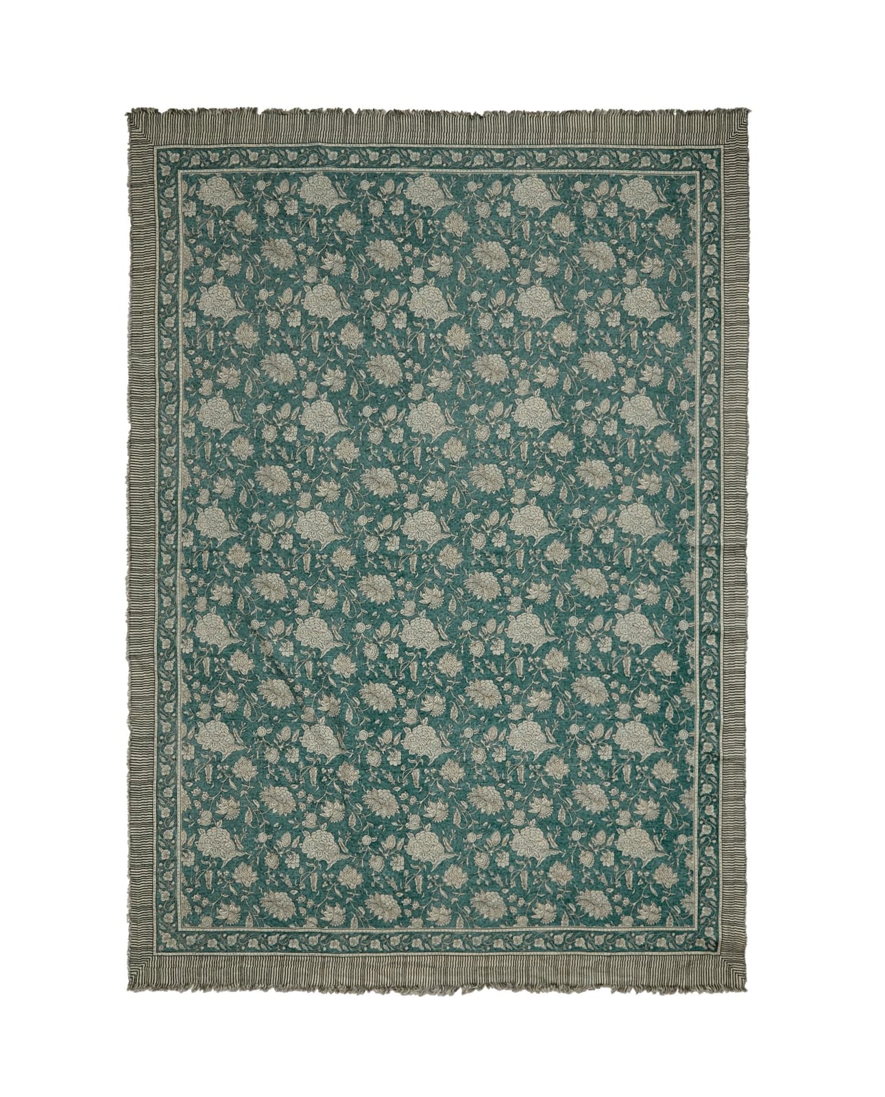 ZARA HOME ОДЕЯЛО ХЛОПКОВОЕ С ЦВЕТАМИ ракурс 5