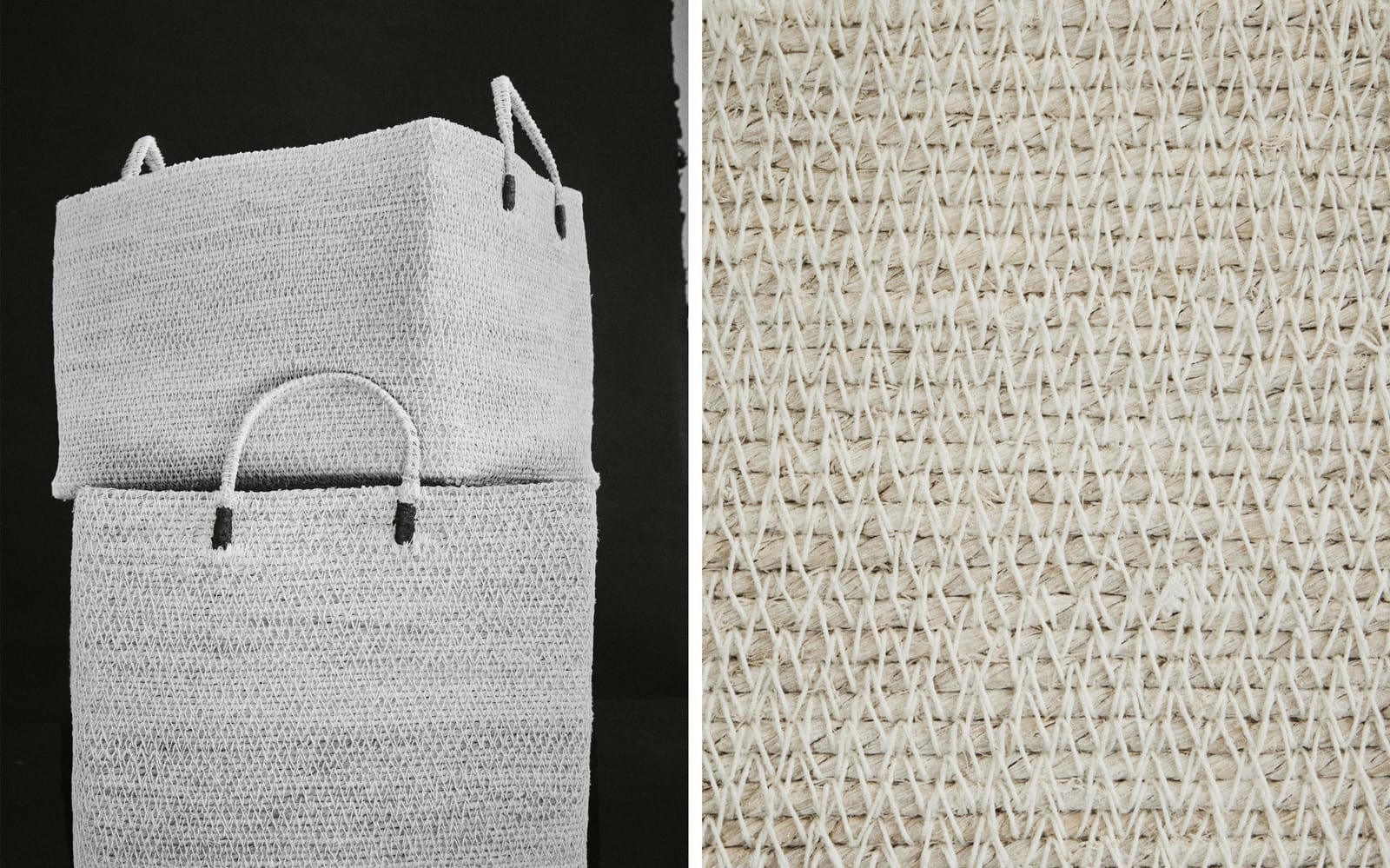 ZARA HOME ПРЯМОУГОЛЬНАЯ КОРЗИНА ИЗ МОРСКОЙ ТРАВЫ ракурс 7