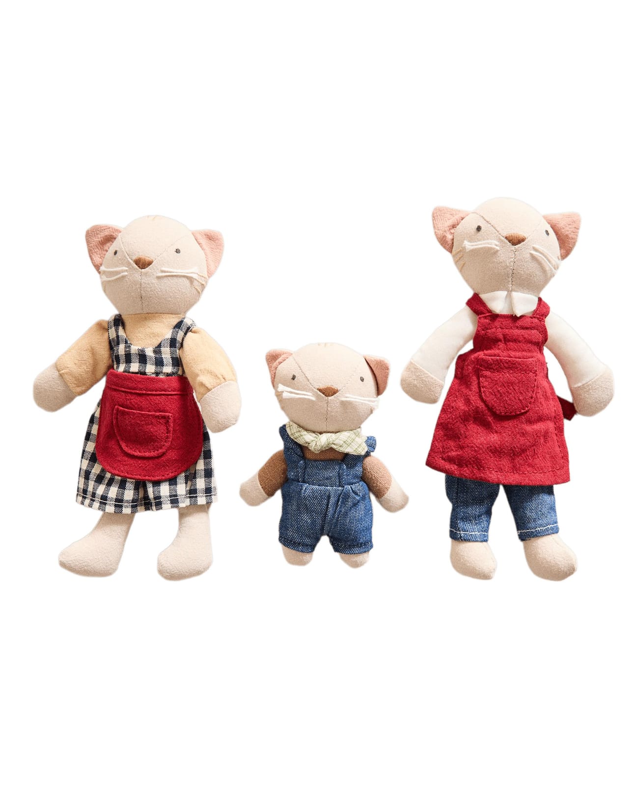 ZARA HOME КОМПЛЕКТ ДЕТСКИХ МАСКОТОК КОШАЧЬЯ СЕМЬЯ (3 ШТ.) ракурс 3