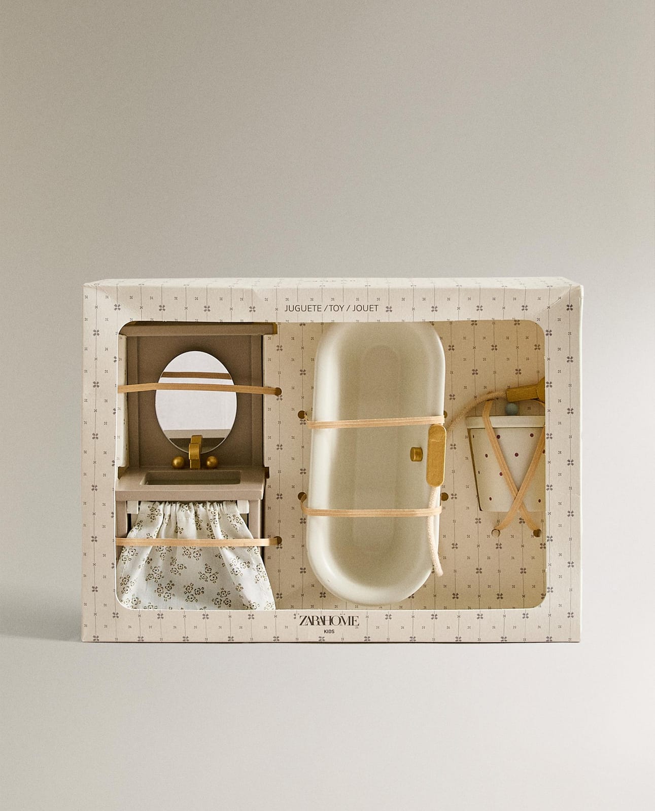 ZARA HOME КОМПЛЕКТ ИГРУШЕЧНЫХ ВАННЫХ АКСЕССУАРОВ ДЛЯ ДЕТЕЙ ДЛЯ КУКОЛЬНОГО ДОМИКА ракурс 5
