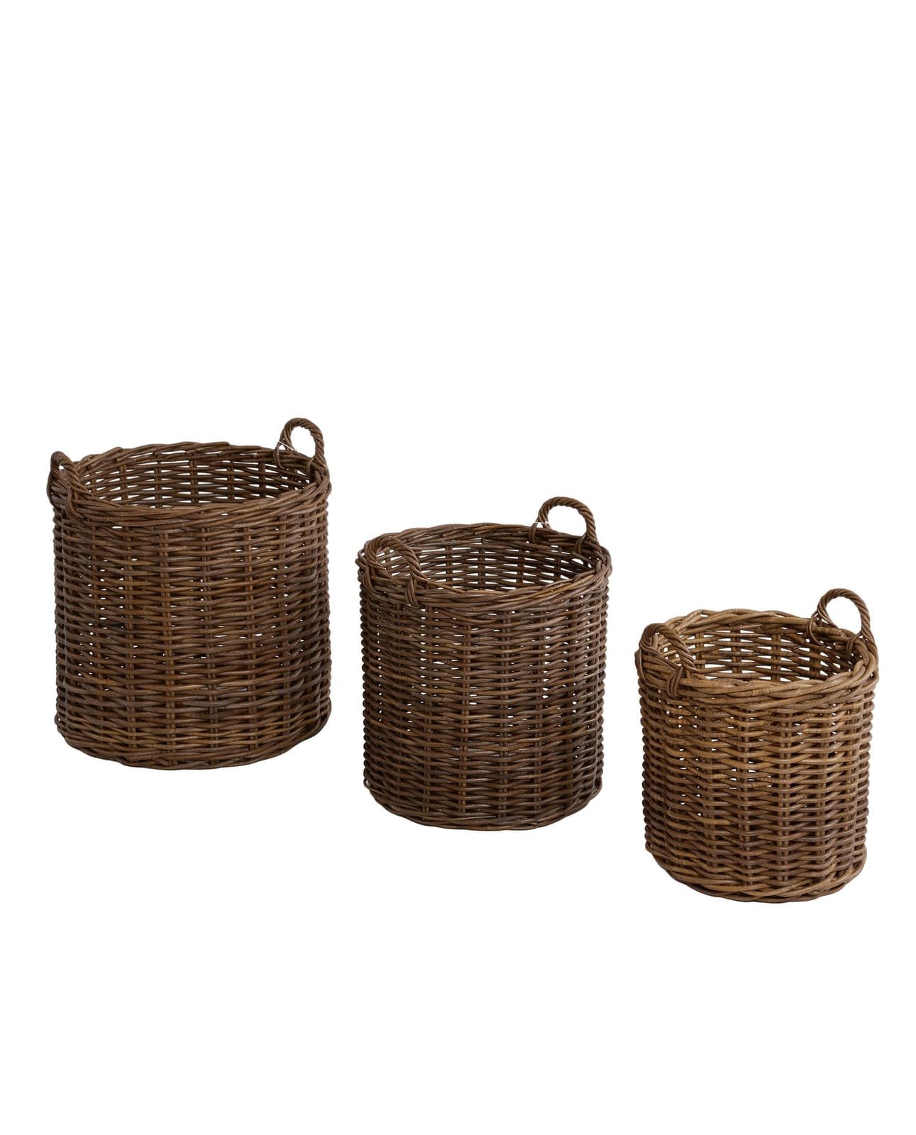 ZARA HOME КРУГЛАЯ РАТТАНОВАЯ КОРЗИНА ракурс 5