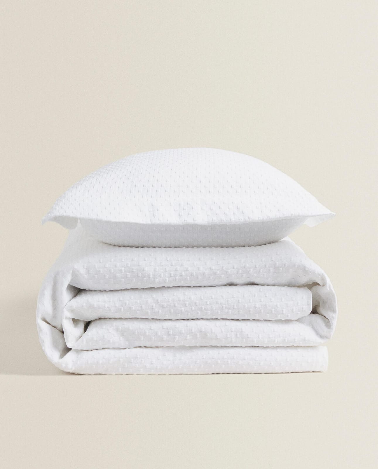 ZARA HOME НАКИДКА В ГОРОШЕК ракурс 9