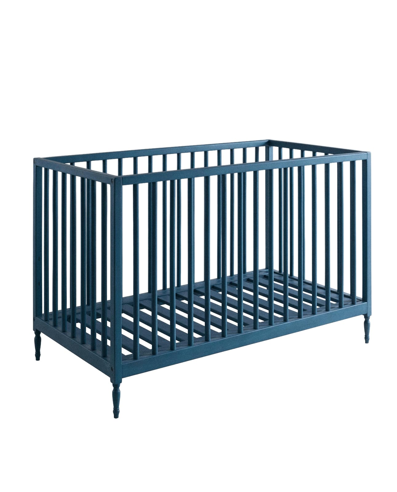 ZARA HOME NIEBIESKIE кроватка из лакированного дерева ракурс 2