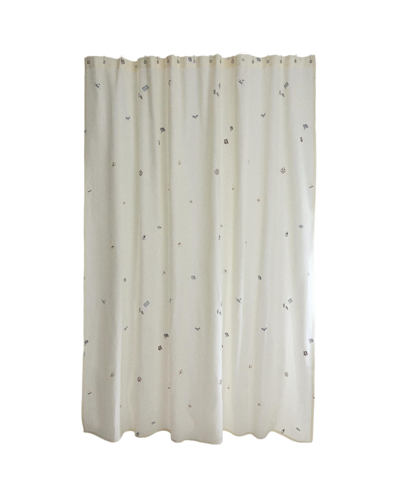 ZARA HOME Штора для ванной с вышивкой ракурс 3