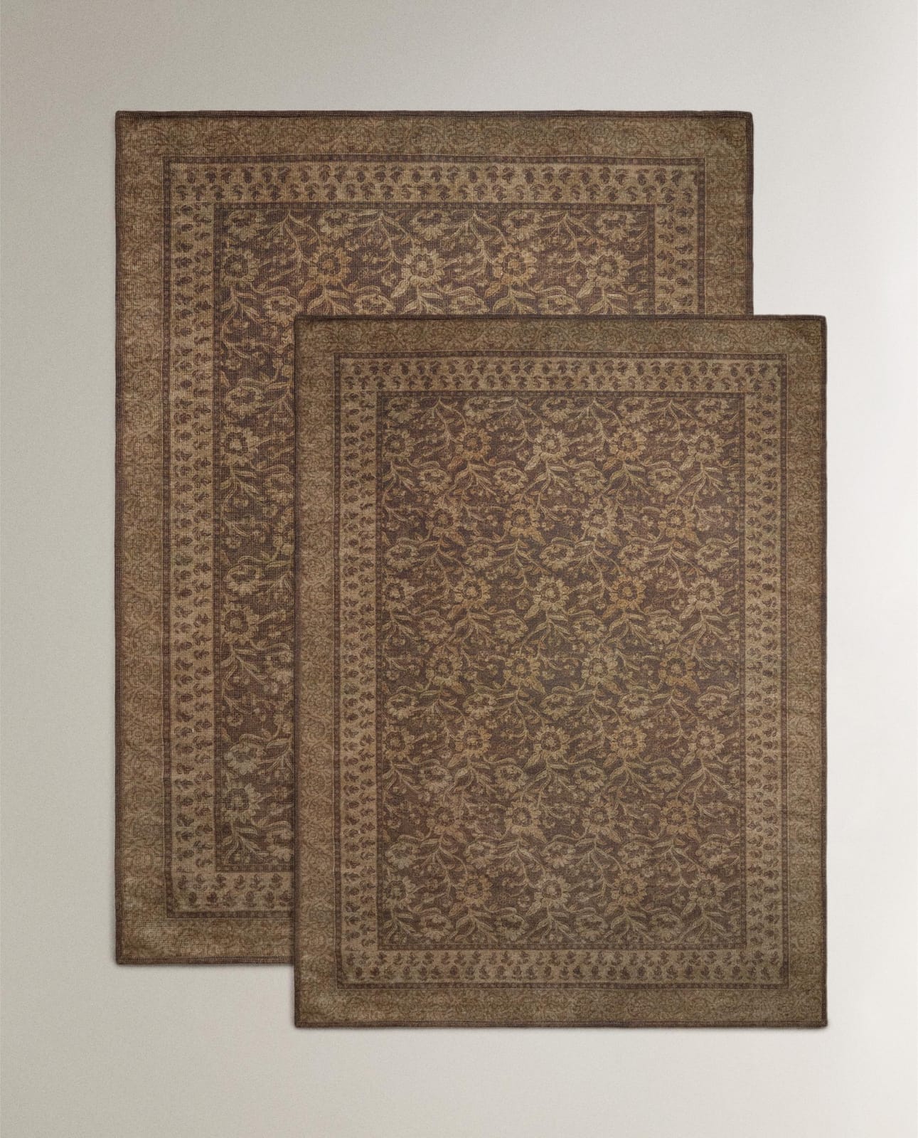 Ковер ZARA HOME ковер с цветами в винтажном стиле BRĄZOWY 200 x 300 cm