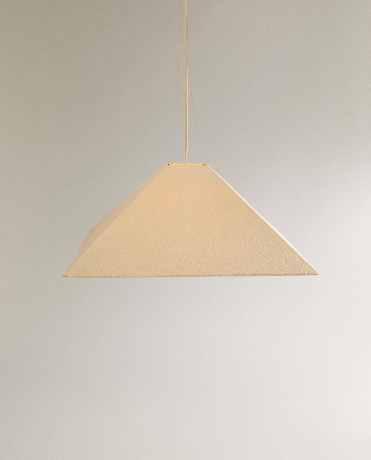 Настенный светильник ZARA HOME Геометрическая потолочная лампа из бумаги BIAŁY 20 x 50 x 50 см