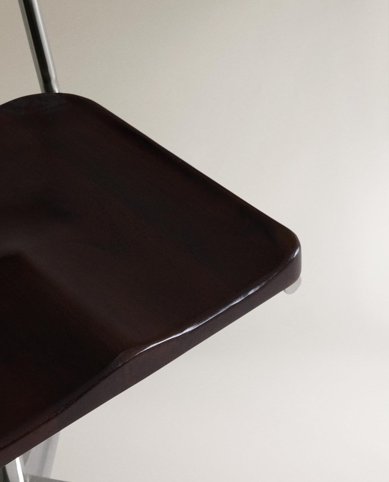 ZARA HOME Кресло из нержавеющей стали и кожи ракурс 6
