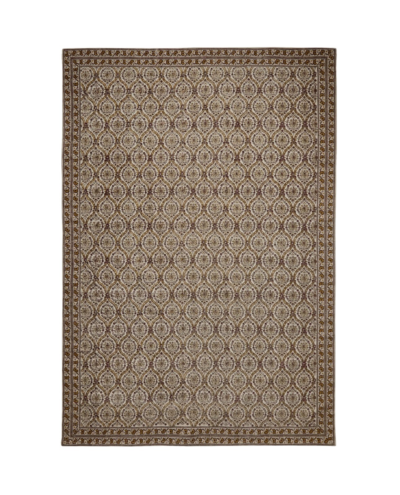 ZARA HOME ХЛОПКОВЫЙ КОВЁР УЗОР ПЕЙСЛИ ракурс 5