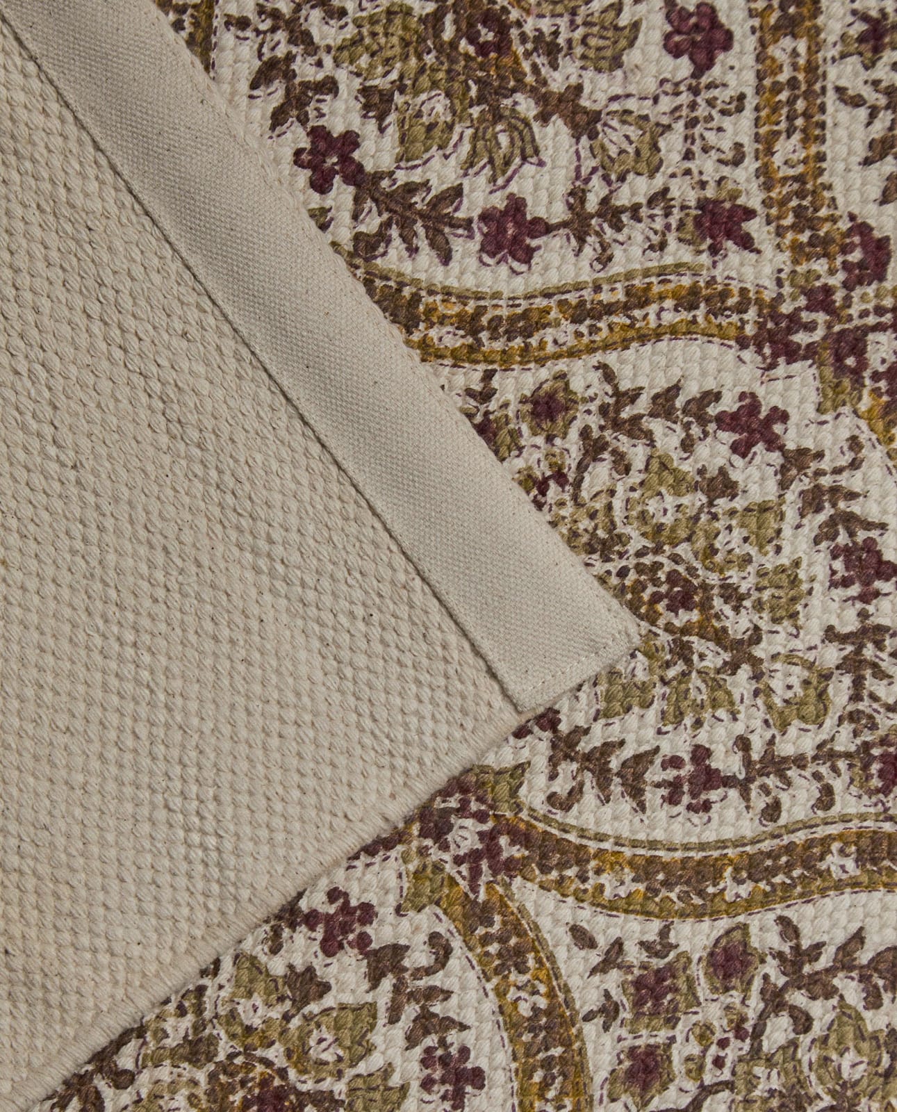 ZARA HOME ХЛОПКОВЫЙ КОВЁР УЗОР ПЕЙСЛИ ракурс 3