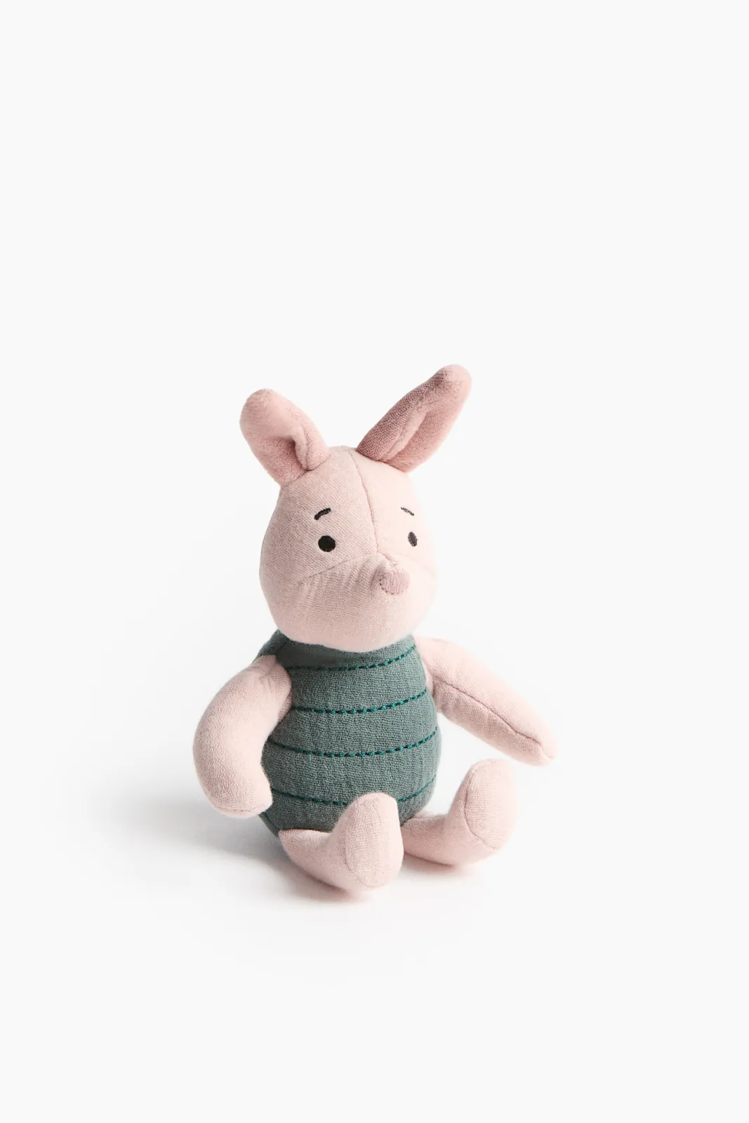 Детская хлопковая погремушка H&M - Пятачок, персонаж из Винни-Пуха (Winnie the Pooh Disney), размер 10х13 см - 1335299001 ракурс 2