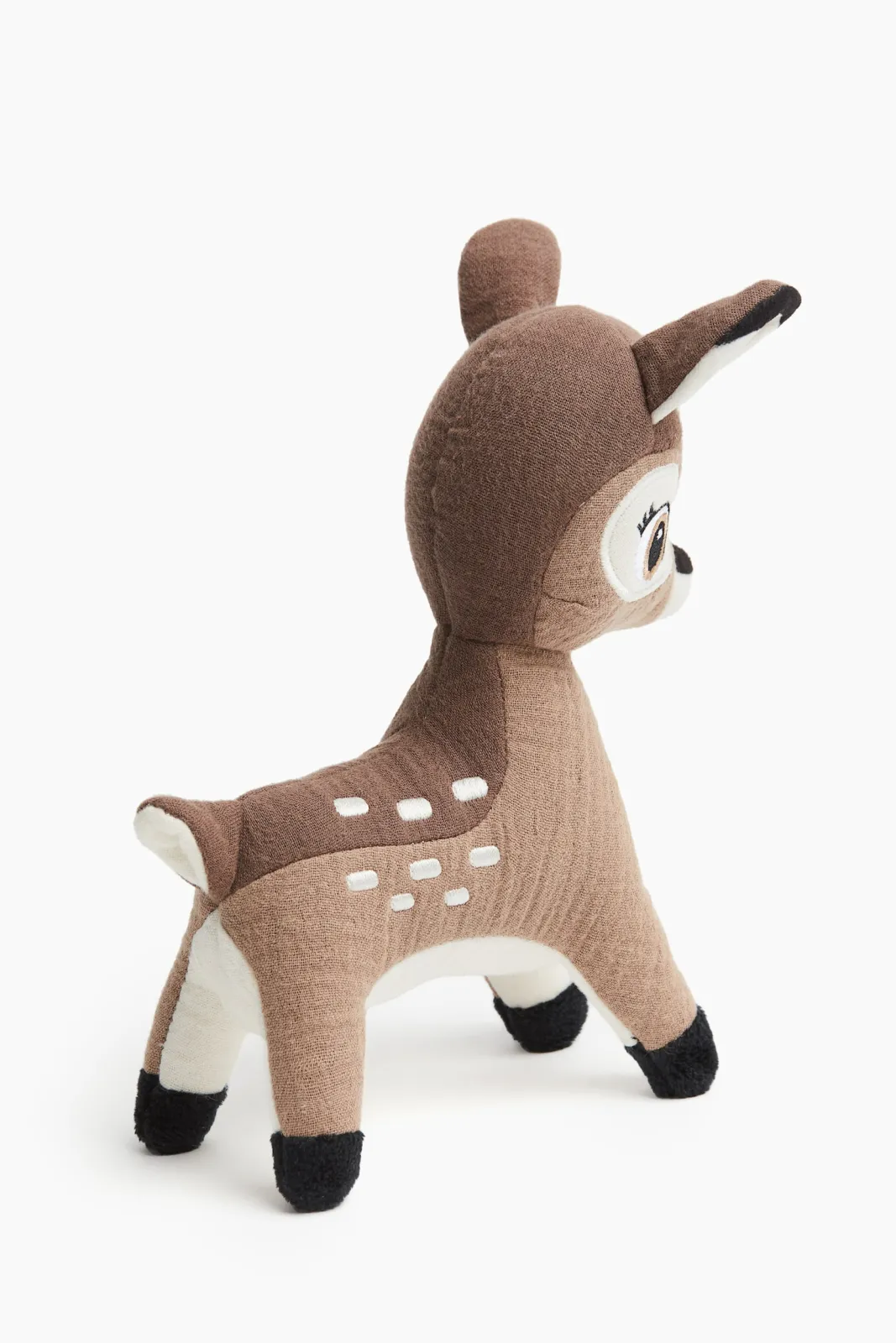 Детская хлопковая погремушка H&M - Бэмби (Bambi Disney), размер 10х8х18 см - 1250221001 ракурс 3