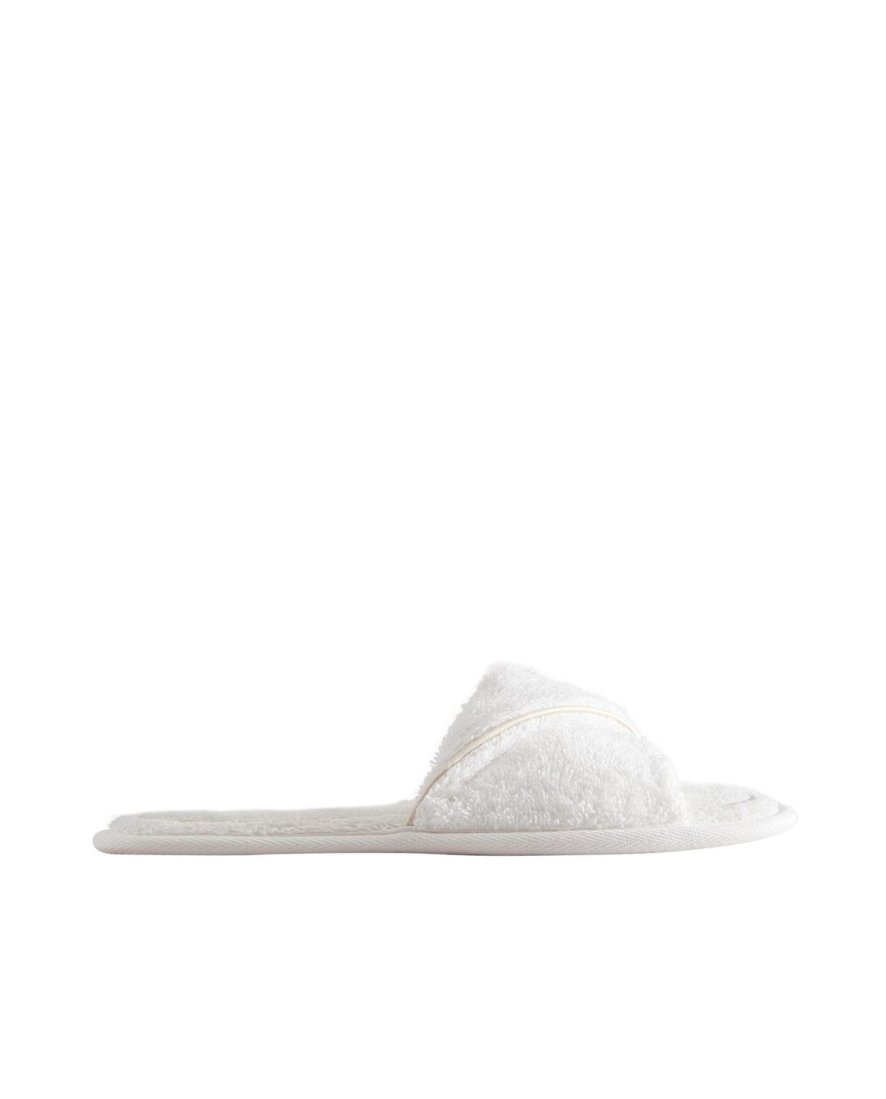 ZARA HOME ТАПОЧКИ ИЗ МАХРОВОЙ ТКАНИ С КОНТРАСТНОЙ ОТДЕЛКОЙ ракурс 4
