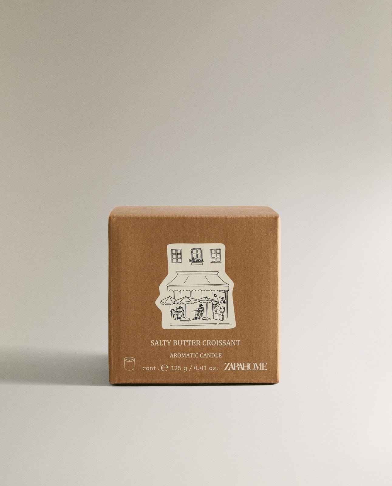 ZARA HOME (125 Г) АРОМАТИЧЕСКАЯ СВЕЧА SALTY BUTTER CROISSANT ракурс 2