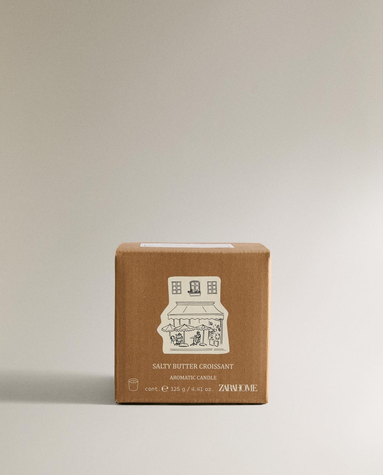 ZARA HOME (125 Г) АРОМАТИЧЕСКАЯ СВЕЧА COFFEE CREAM ракурс 4