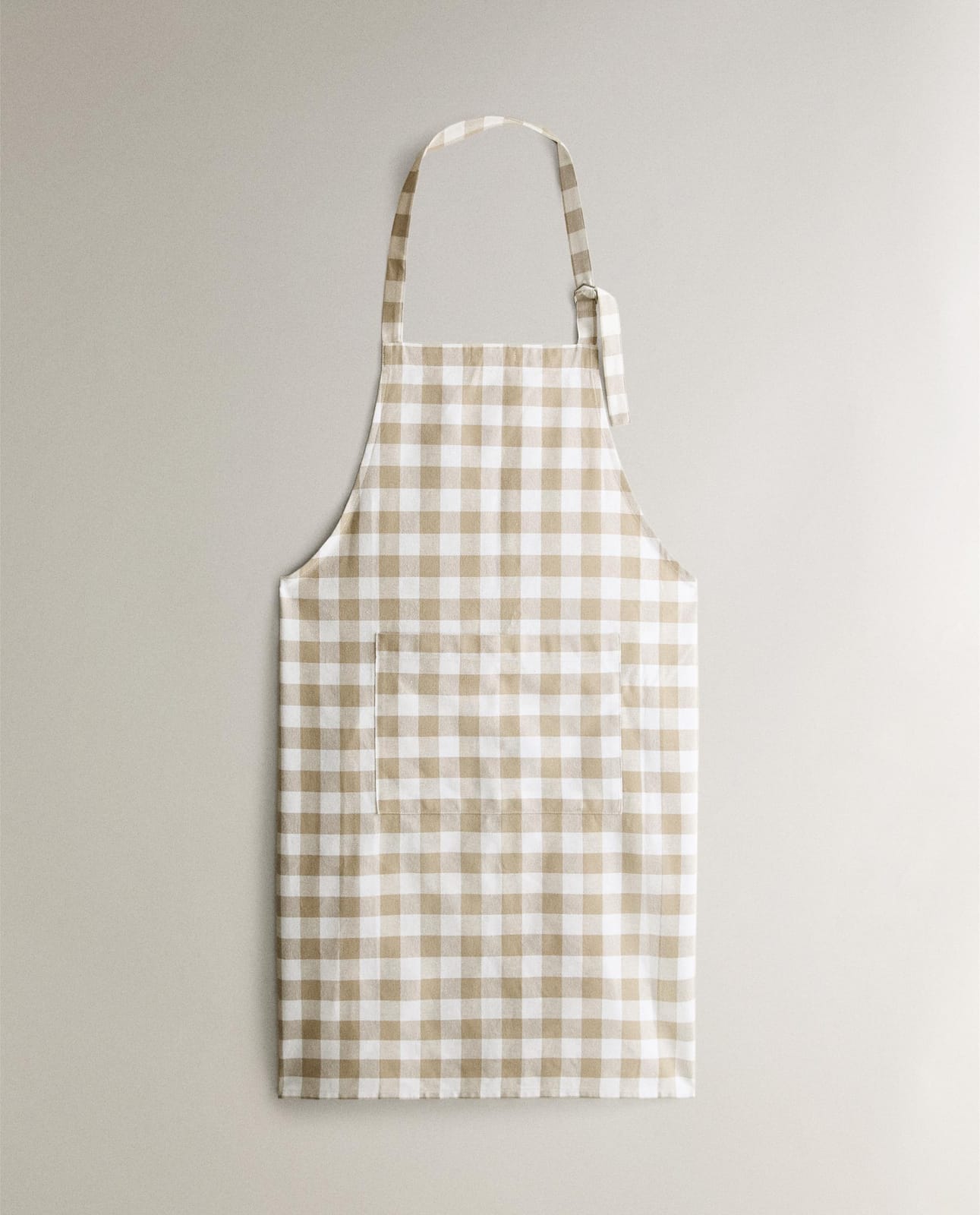 Фартук кухонный ZARA HOME фартук из окрашенной пряжи бежевый 85 x 70 x 1 cm