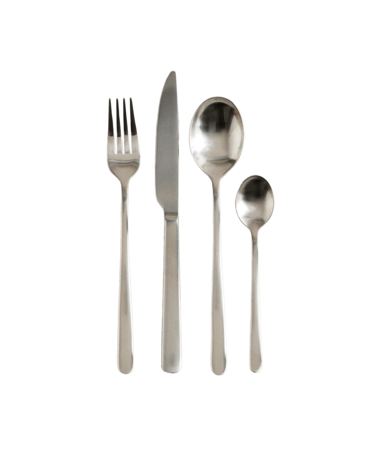 ZARA HOME 4-ЧАСТНЫЙ КОМПЛЕКТ СТОЛОВЫХ ПРИБОРОВ ИЗ МАТОВОЙ СТАЛИ ракурс 6