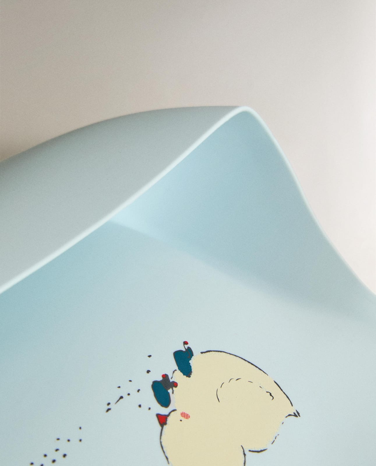 ZARA HOME СИЛИКОНОВЫЙ ДЕТСКИЙ НАГРУДНИК С ЦЫПЛЯТАМИ ракурс 2