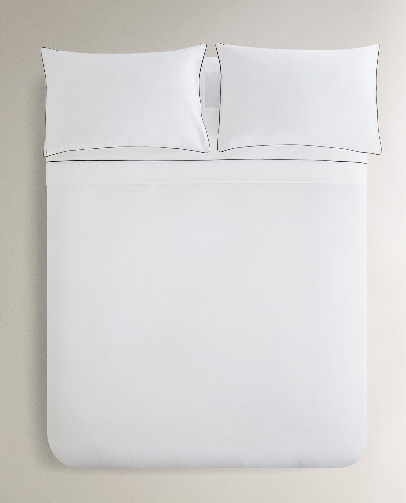 Пододеяльник ZARA HOME сатиновый с кантом CZARNY 135 x 200 cm