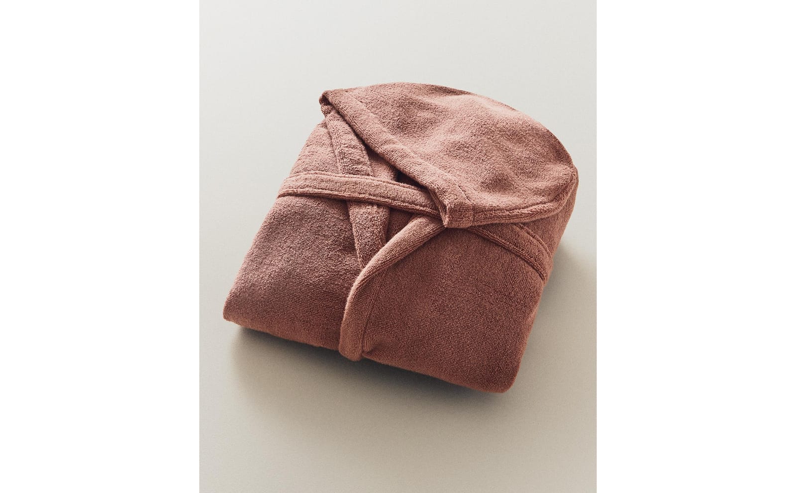 ZARA HOME Очень мягкий халат с капюшоном (380 G/M²) ракурс 7