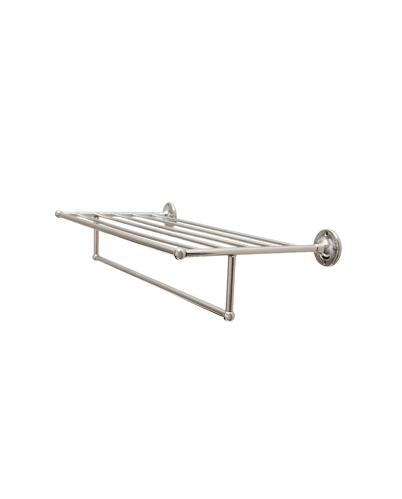 ZARA HOME СЕРЕБРИСТАЯ МЕТАЛЛИЧЕСКАЯ ПОЛКА ДЛЯ ВАННОЙ ракурс 3