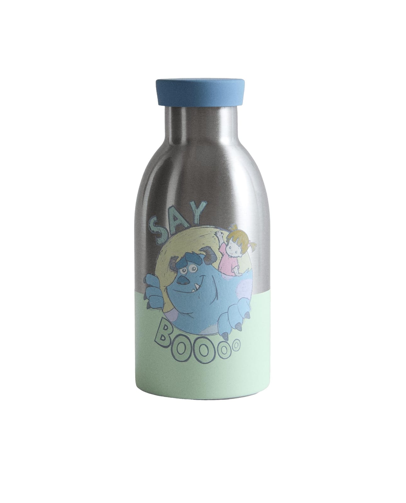 ZARA HOME СТАЛЬНАЯ БУТЫЛКА ДЛЯ ДЕТЕЙ КОРПОРАЦИЯ МОНСТРОВ ©DISNEY/PIXAR ракурс 6