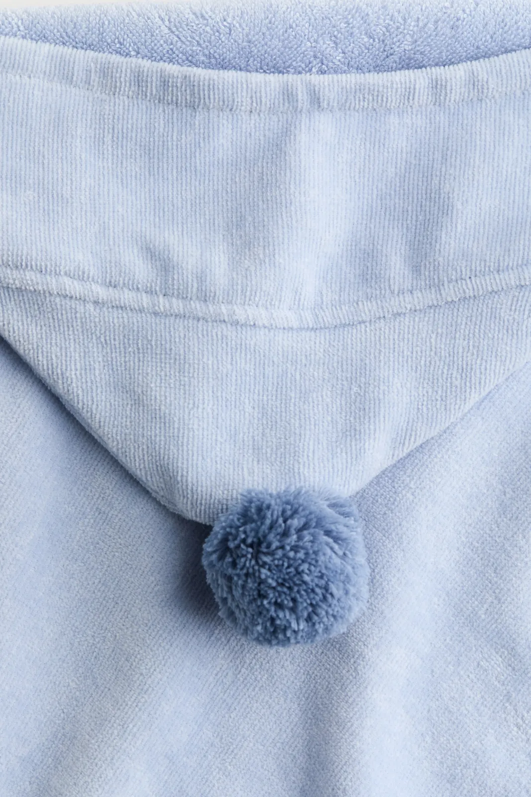 Банное полотенце с капюшоном H&M, размер 80X80 см, цвет светло-пыльно-голубой - 1258526009