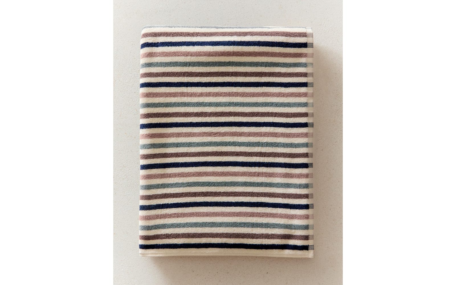 ZARA HOME Банное полотенце в PUDROWE полоску ракурс 8
