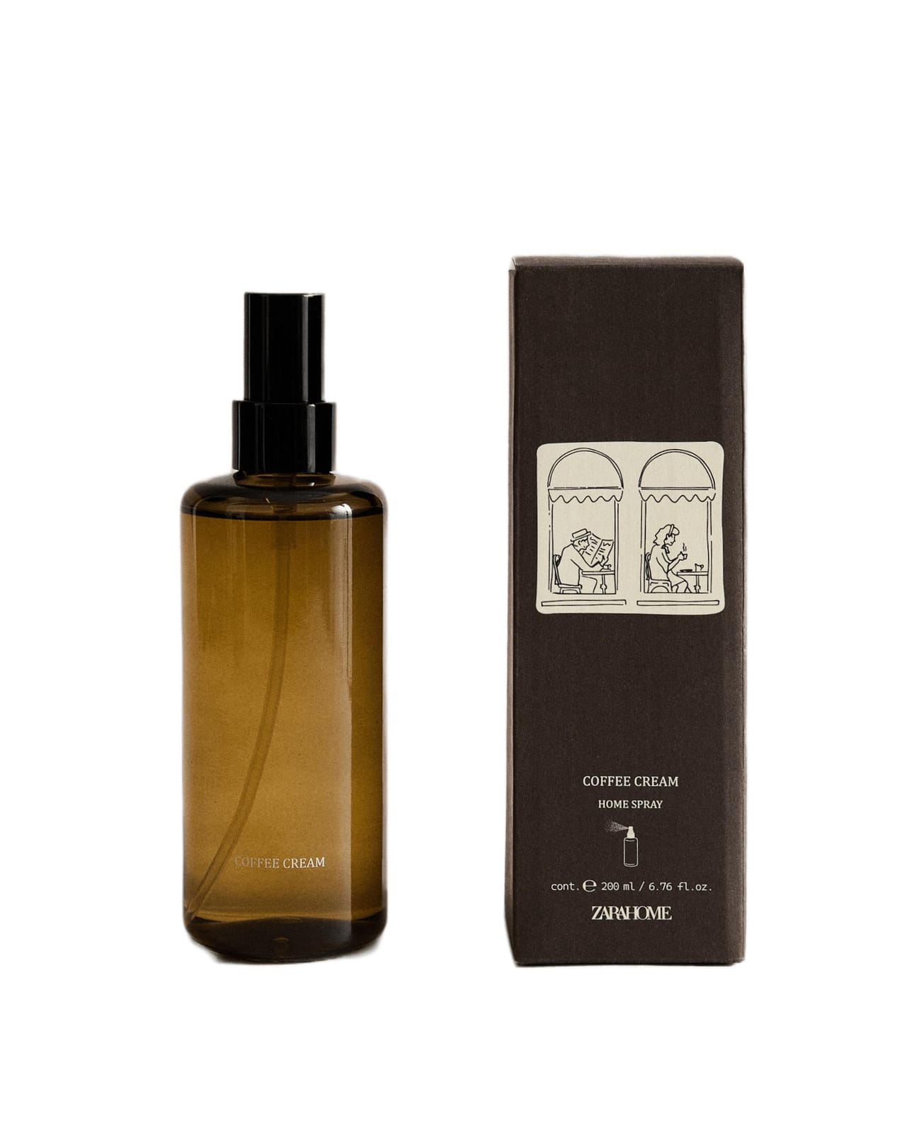 ZARA HOME (200 ML) СПРЕЙ ДЛЯ ПОМЕЩЕНИЙ COFFEE CREAM ракурс 2