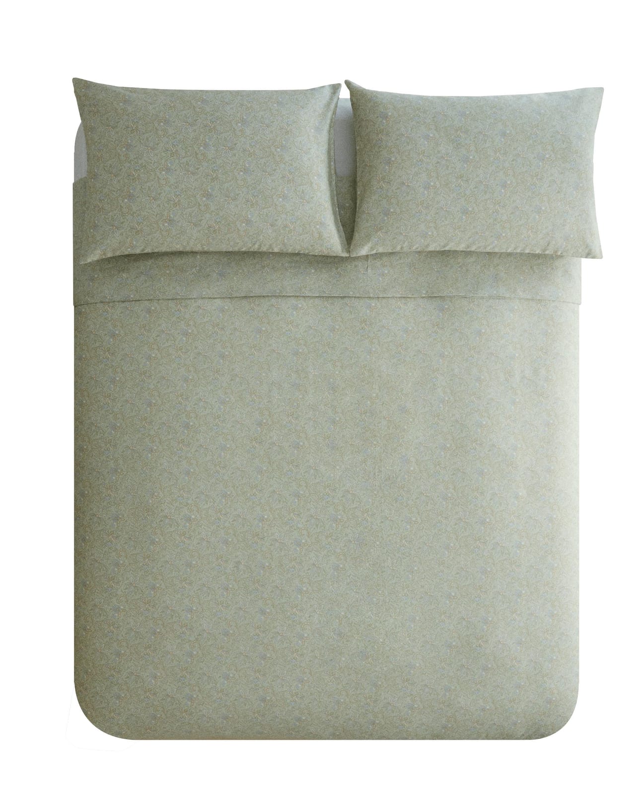 ZARA HOME САТИНОВЫЙ ПОДОДЕЯЛЬНИК ПЕЙСЛИ ракурс 6