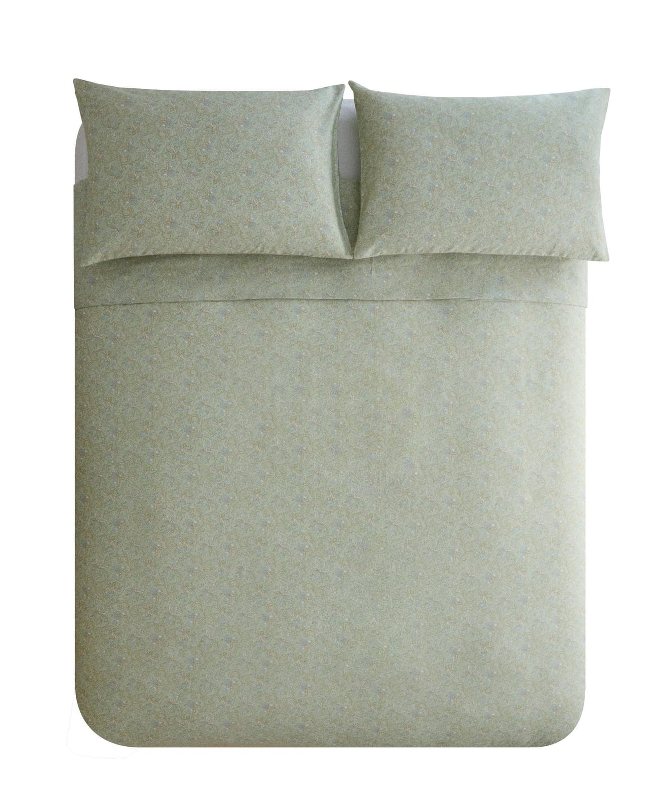 ZARA HOME САТИНОВЫЙ ПОДОДЕЯЛЬНИК ПЕЙСЛИ ракурс 2