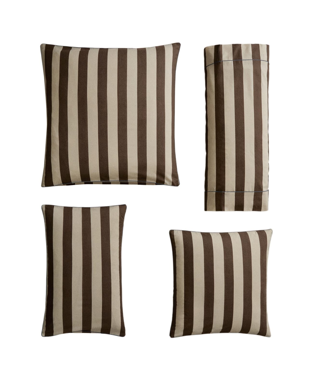 ZARA HOME НАВОЛОЧКА ИЗ ХЛОПКА С ЭФФЕКТОМ СТИРКИ В ПОЛОСКУ ракурс 8