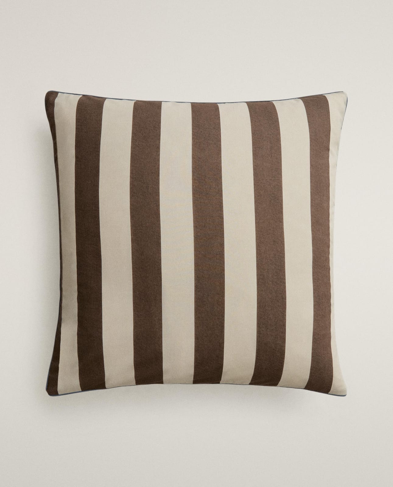 ZARA HOME НАВОЛОЧКА ИЗ ХЛОПКА С ЭФФЕКТОМ СТИРКИ В ПОЛОСКУ ракурс 9