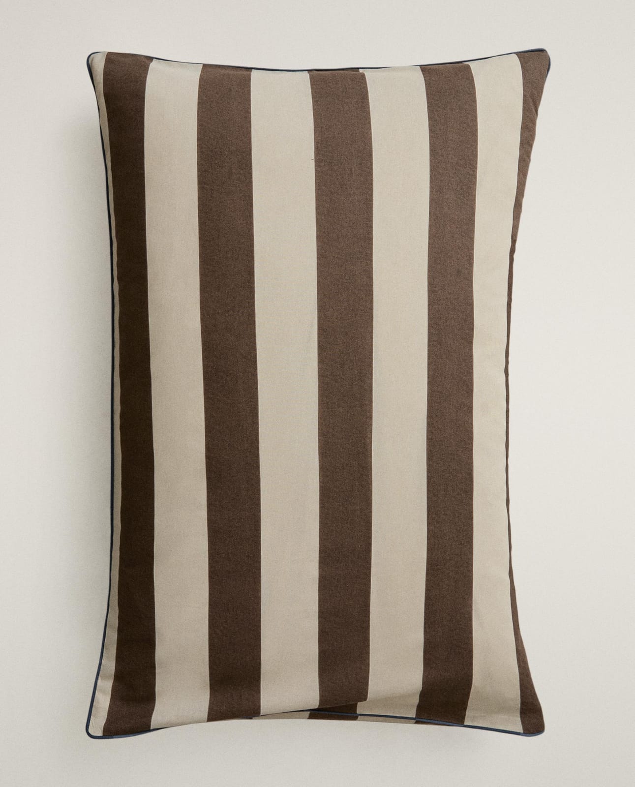ZARA HOME НАВОЛОЧКА ИЗ ХЛОПКА С ЭФФЕКТОМ СТИРКИ В ПОЛОСКУ ракурс 7