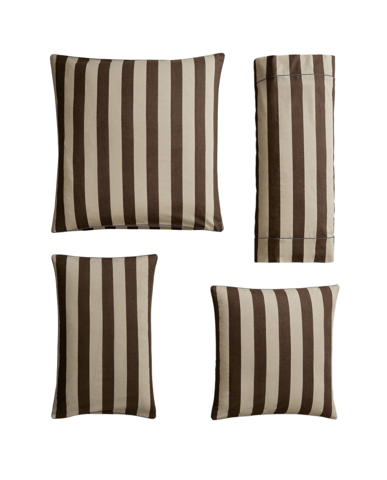 ZARA HOME НАВОЛОЧКА ИЗ ХЛОПКА С ЭФФЕКТОМ СТИРКИ В ПОЛОСКУ ракурс 6