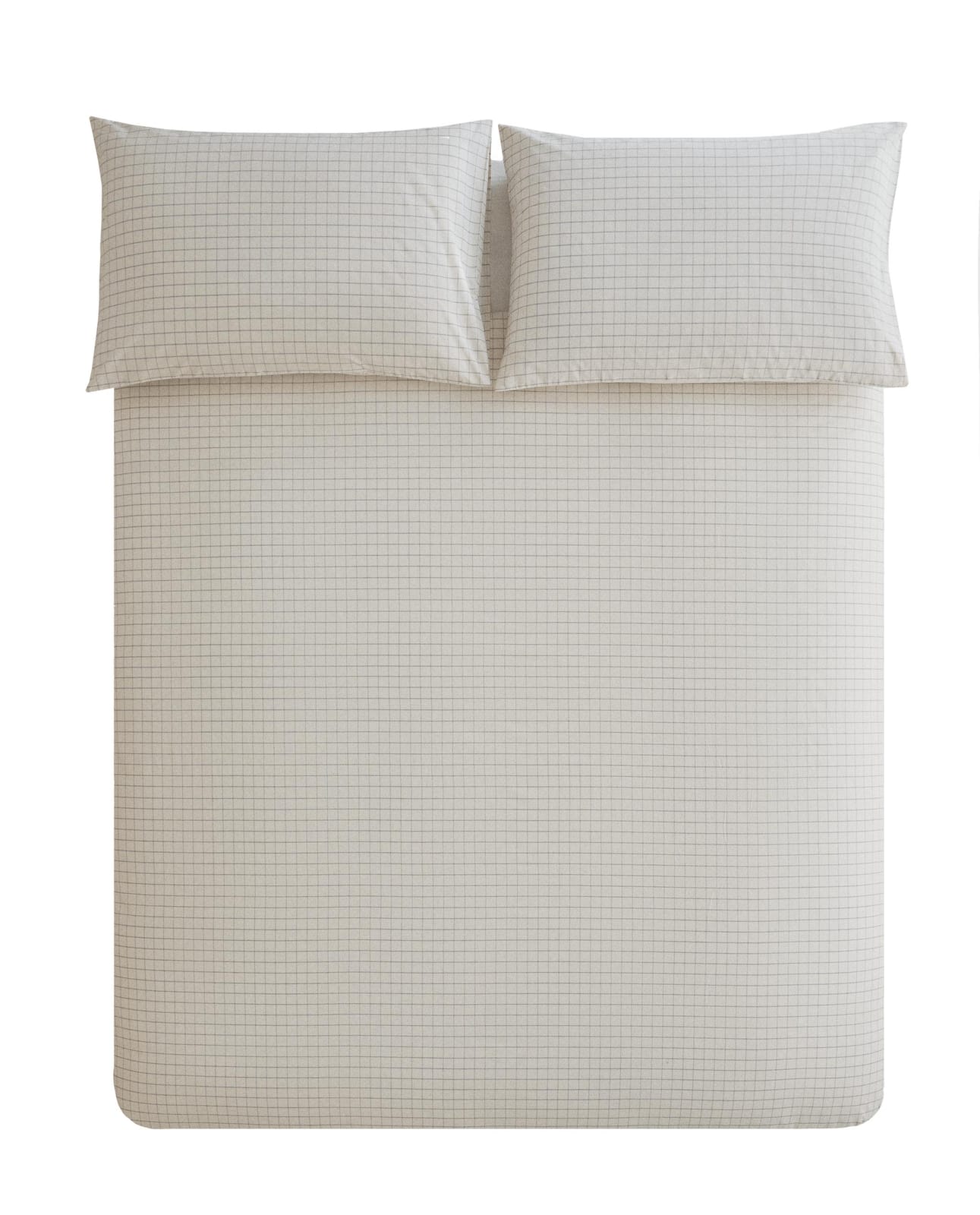 ZARA HOME ХЛОПКОВЫЙ ПОДОДЕЯЛЬНИК В КЛЕТКУ ракурс 4
